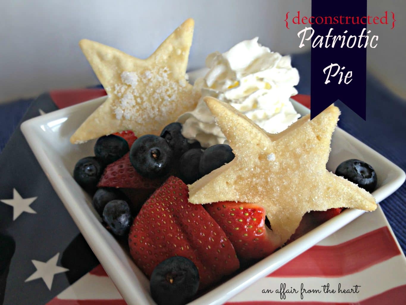 deconstructed patriotic pie