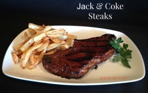 jack & coke steaks