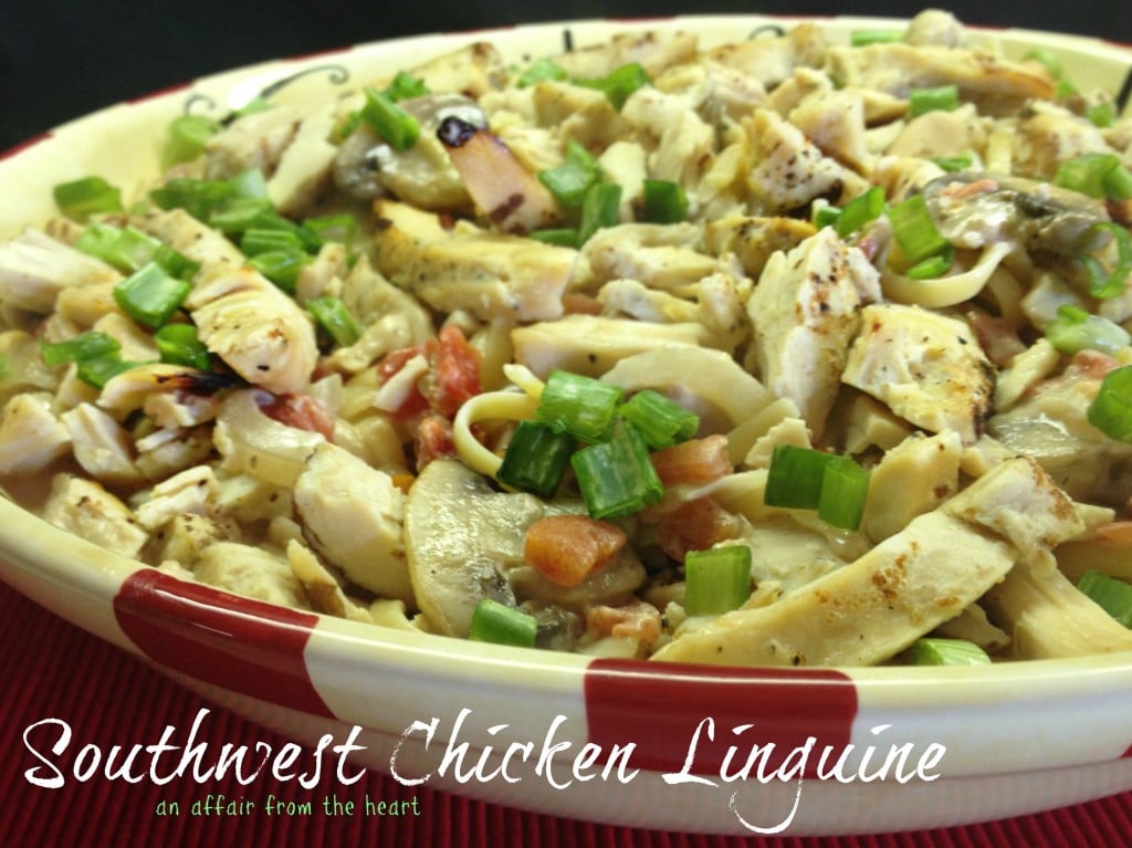 southwest chicken linguine