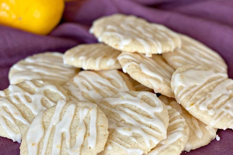 Chewy Glazed Lemon Cookies