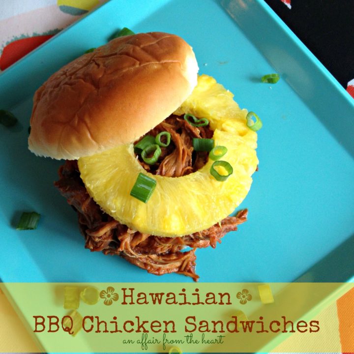 Hawaiian Bbq Chicken Sandwiches In The Crock Pot