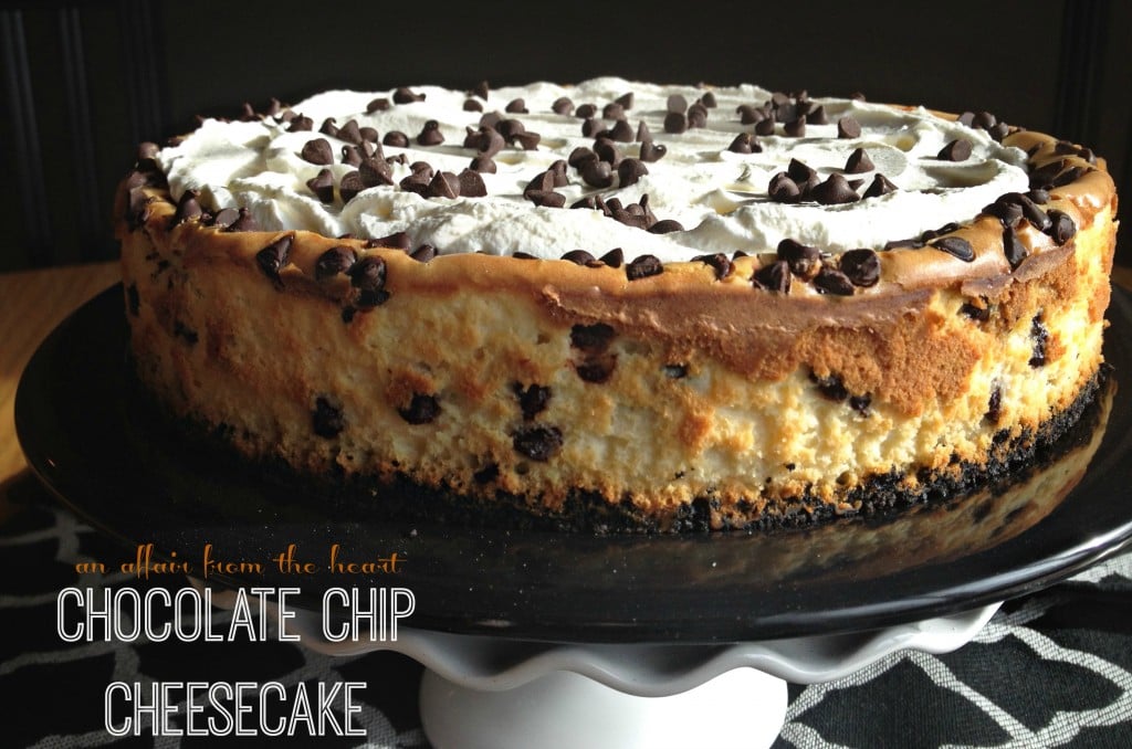 chocolate chip cheesecake