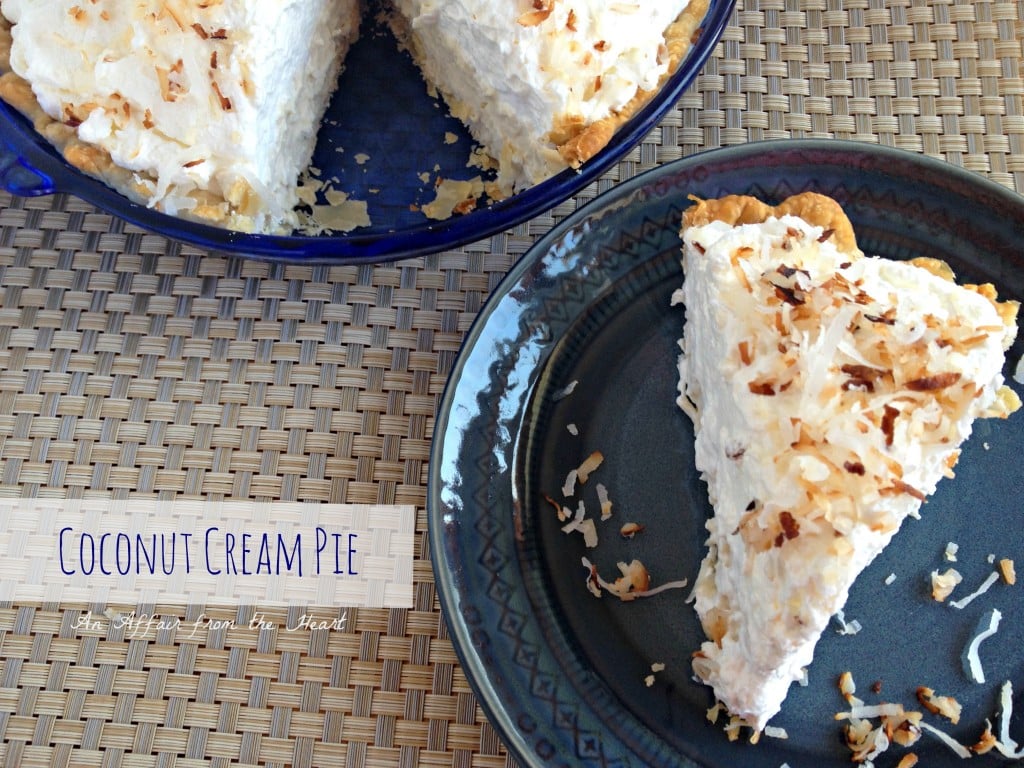 coconut cream pie