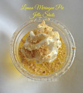 lemon meringue pie jello shots