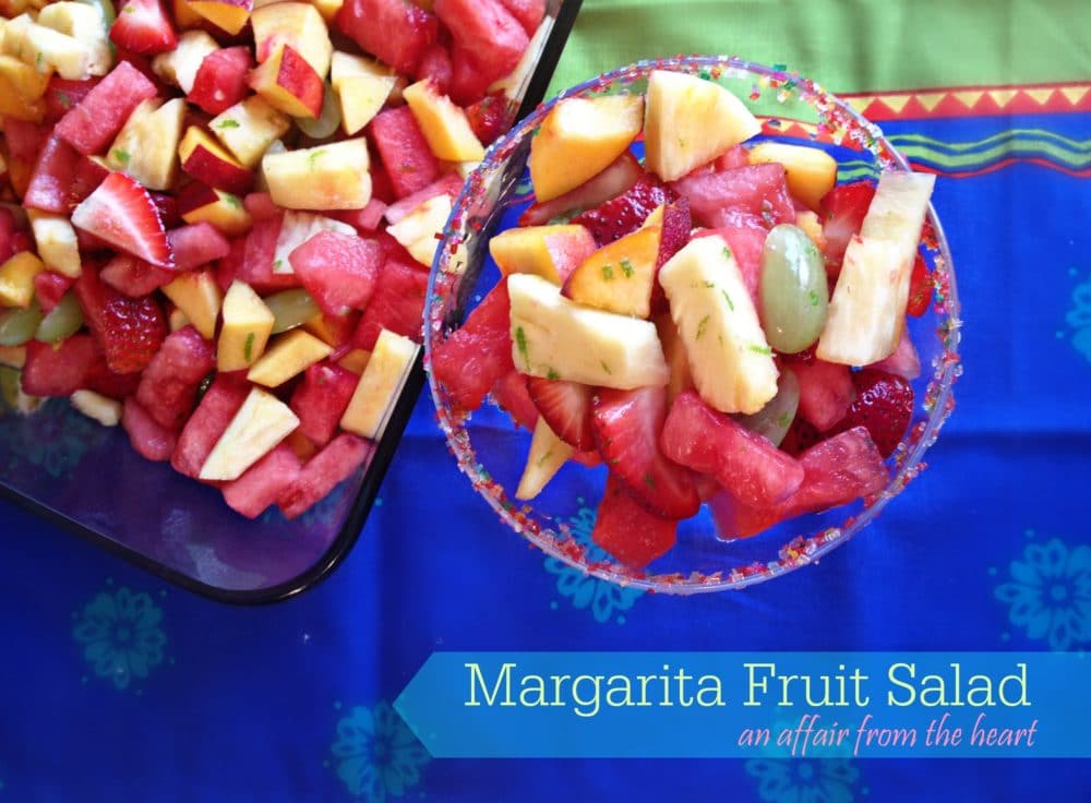 Margarita Fruit Salad Fresh fruit of your choice with Margarita Lime