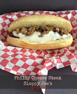 philly cheese steak sloppy joe's