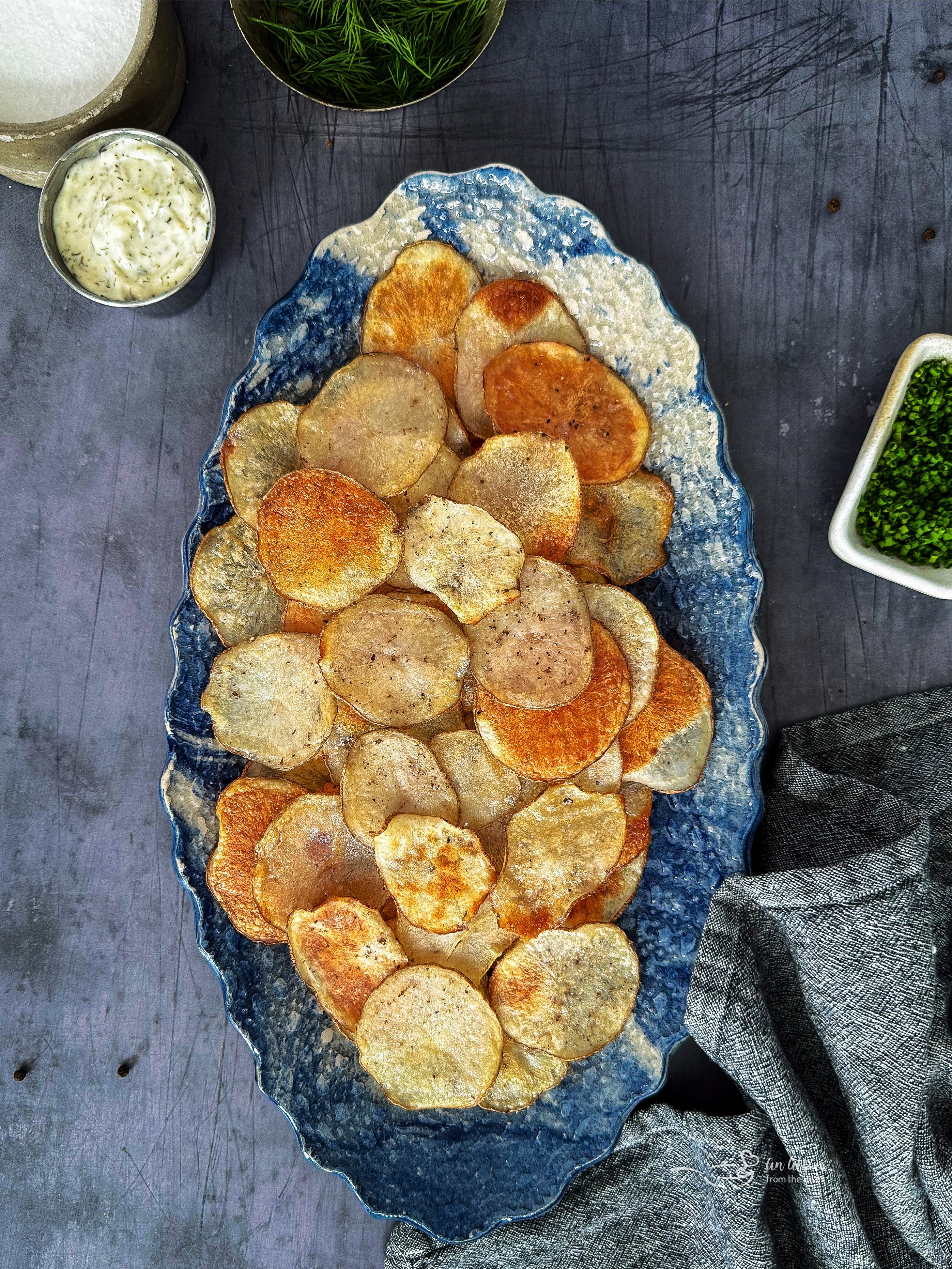 Homemade Baked Potato Chips