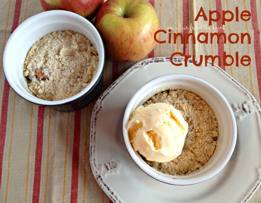 apple cinnamon crumble 