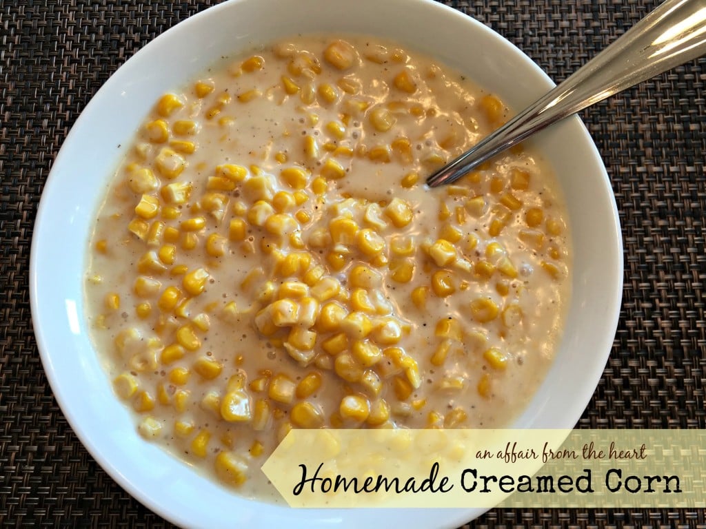homemade creamed corn
