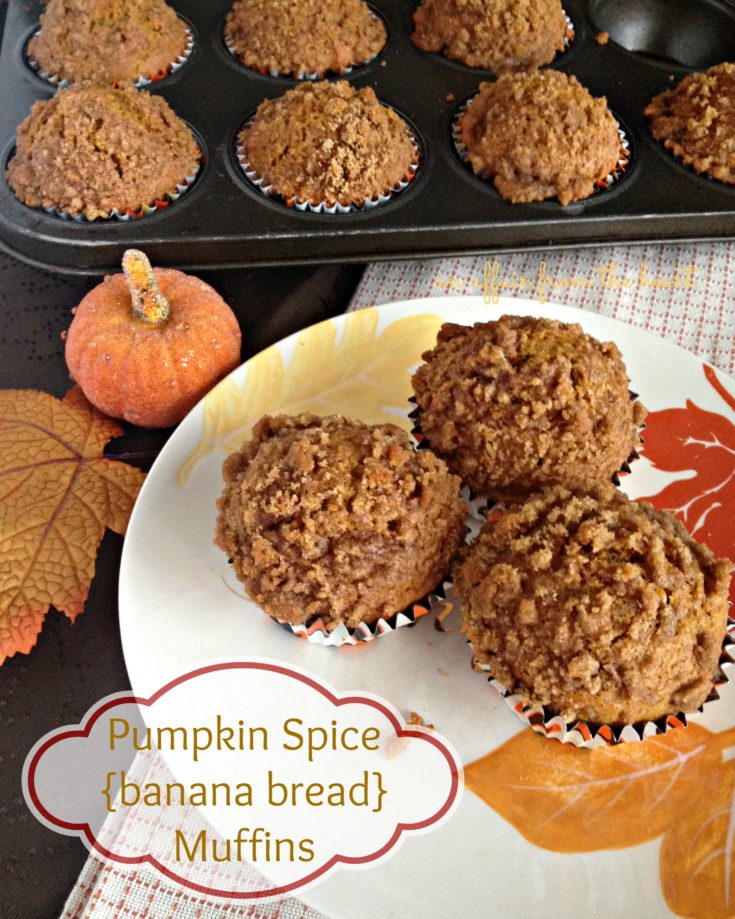 Pumpkin Spice {banana bread} Muffins