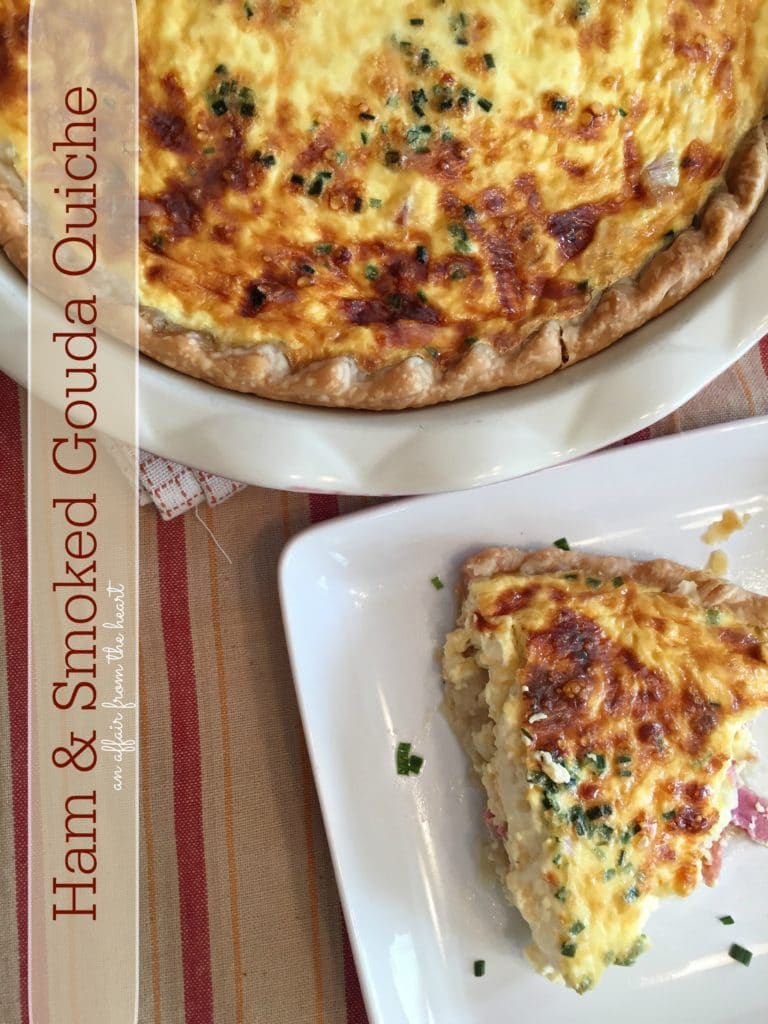 Ham and Smoked Gouda Quiche