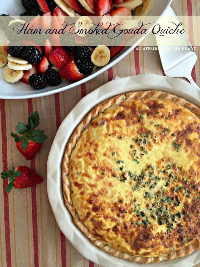 Ham and Smoked Gouda Quiche