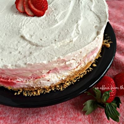 Strawberry Cheesecake Ice Cream Torte