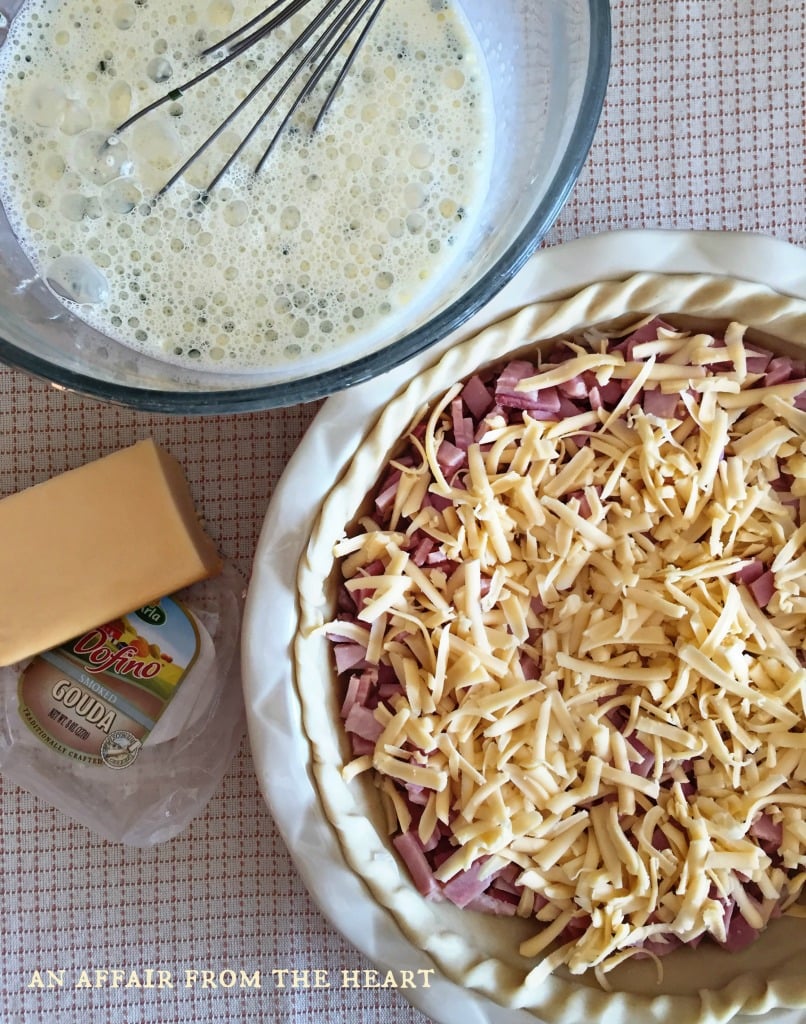 Ham and Smoked Gouda Quiche