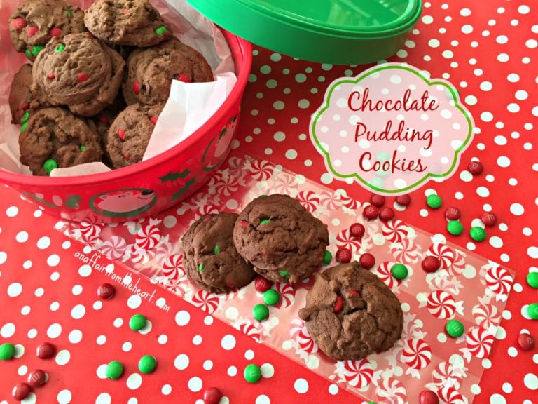 Patriotic M&M Pudding Cookies