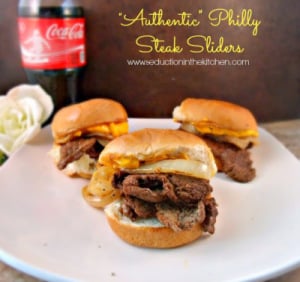 Authentic Philly Cheeesesteak Sliders - Seduction in the Kitchen