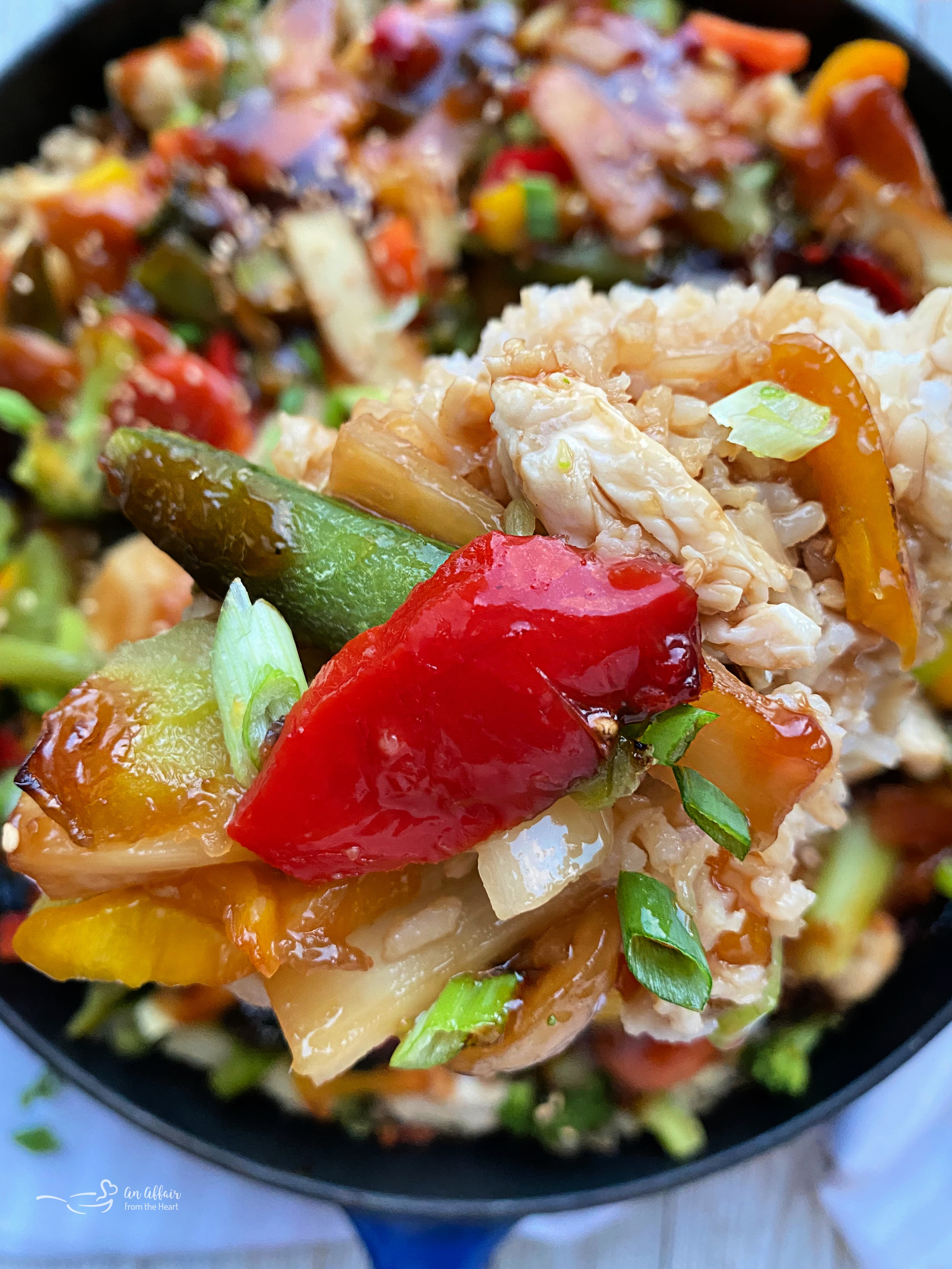 Teriyaki Chicken Casserole Recipe simple, one pot meal