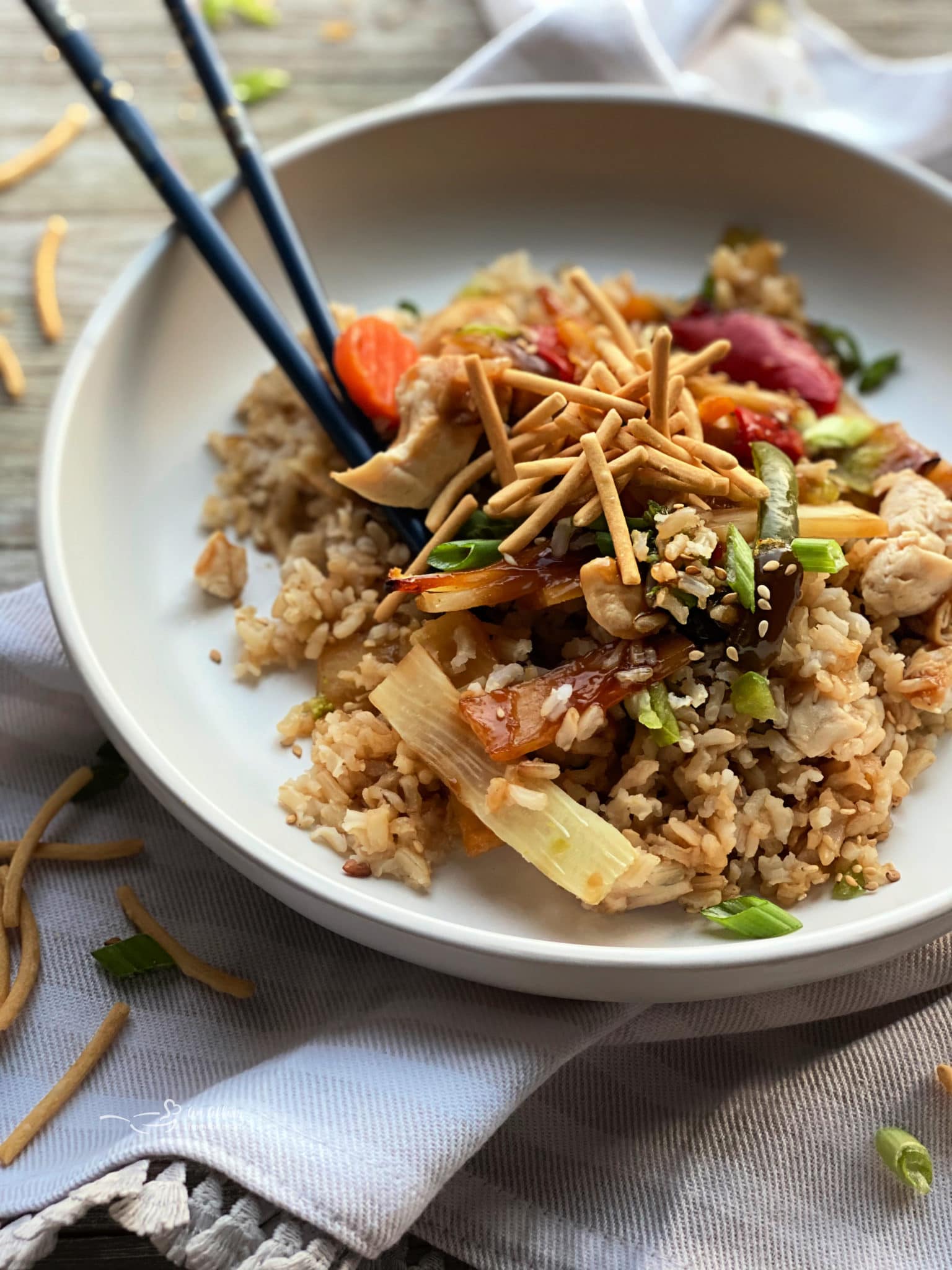 Teriyaki Chicken Casserole Recipe - simple, one pot meal