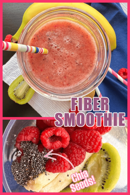 High Fiber Smoothie (Great for Gut Health!)
