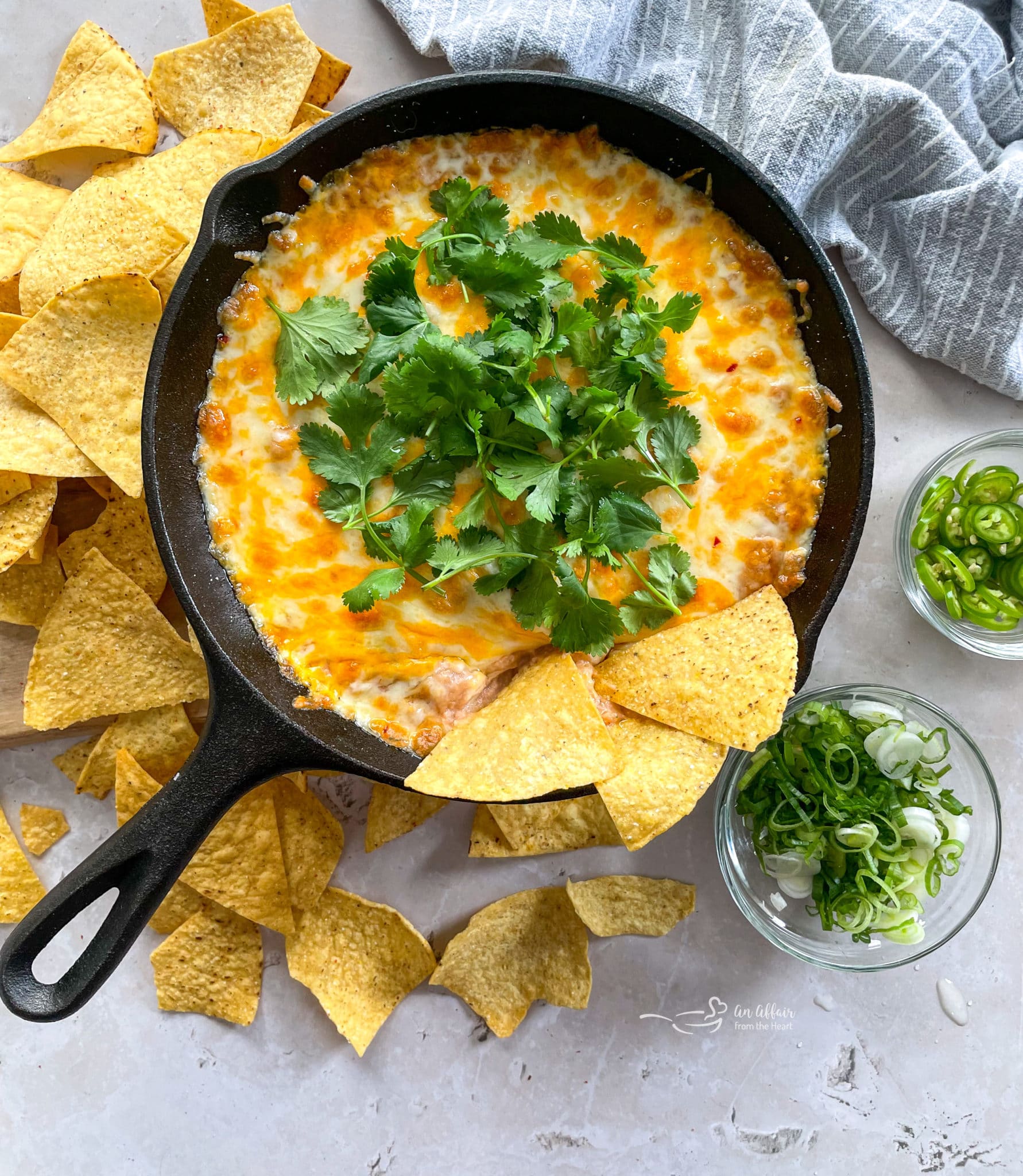 Mexican Restaurant Style Bean Dip