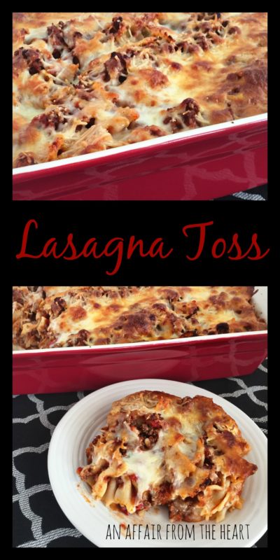 {Easy Weeknight} Lasagna Toss