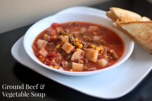 Ground Beef & Vegetable Soup