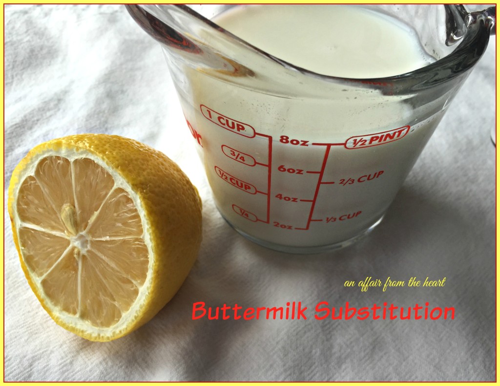 buttermilk substitution
