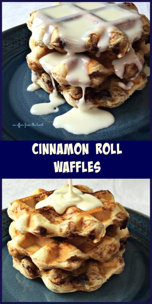 Cinnamon Roll Waffles 