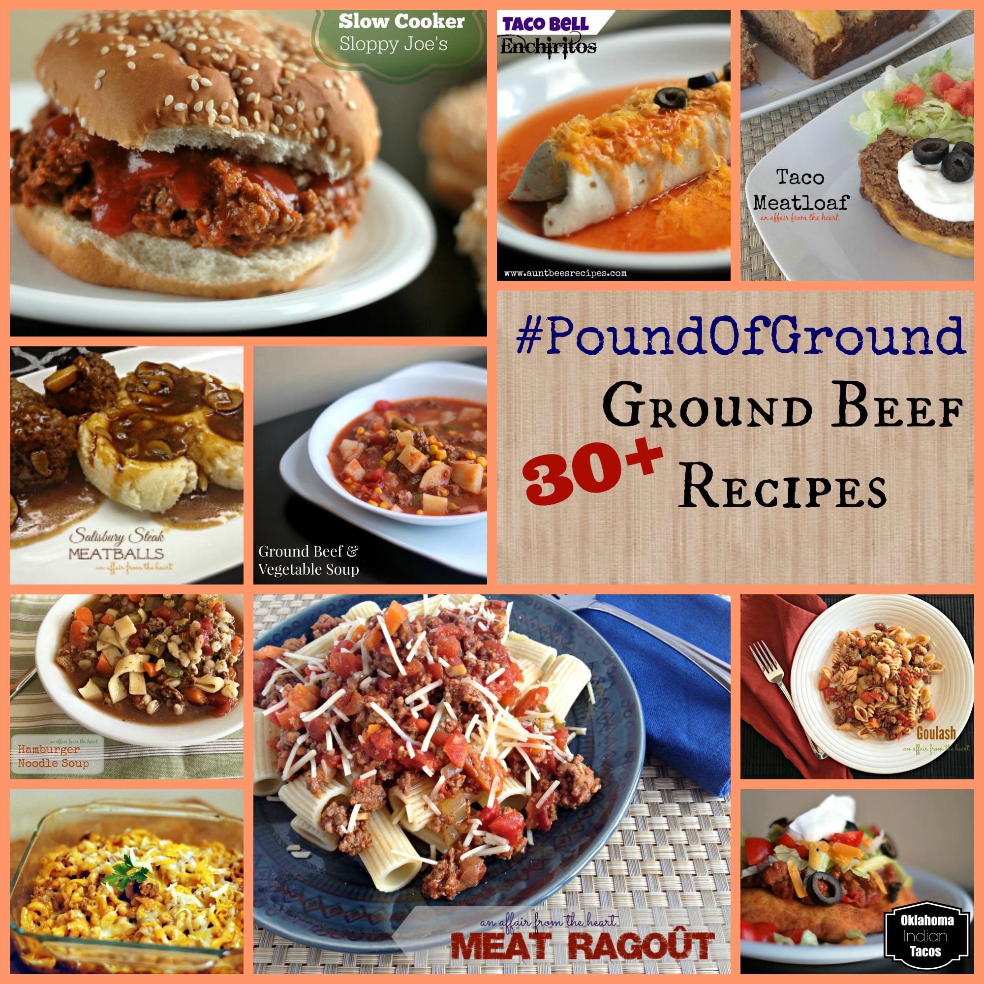 30+ Ground Beef Recipes collage