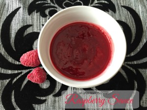 raspberry sauce