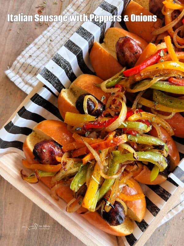Grilled Sausages, Peppers and Onions with Creole Mustard Sauce Recipe -  Blue Plate Mayonnaise