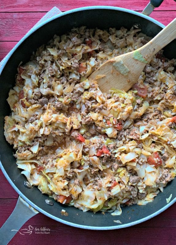 Unstuffed Cabbage Roll Skillet