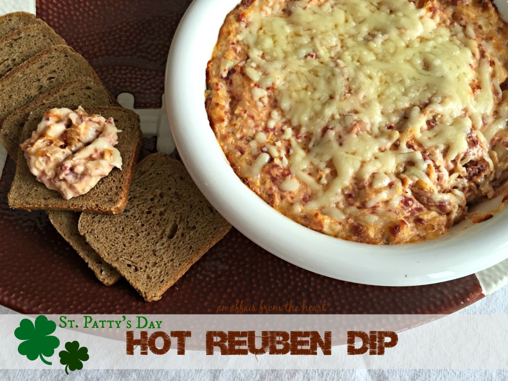 st patty's day hot reuben dip 