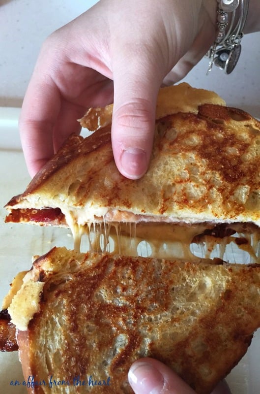 Chipotle Chicken Club Grilled Cheese