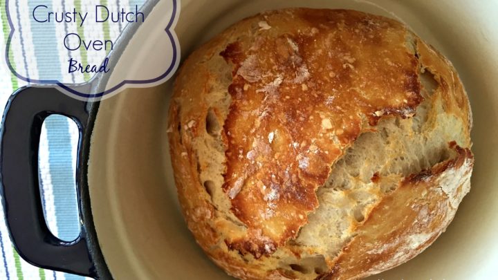 No-Knead 4 Seed Dutch Oven Bread - Nourish and Fete