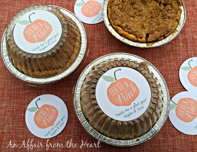 You’re a Peach – Gift Idea & Free Printable