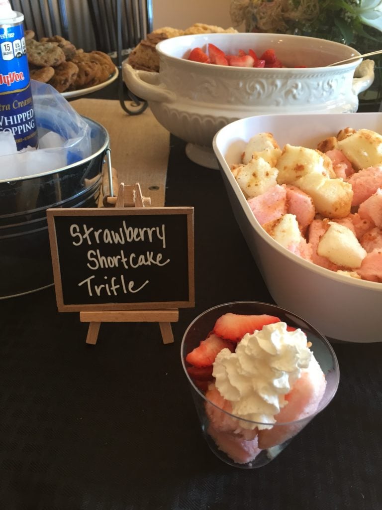 strawberry trifle