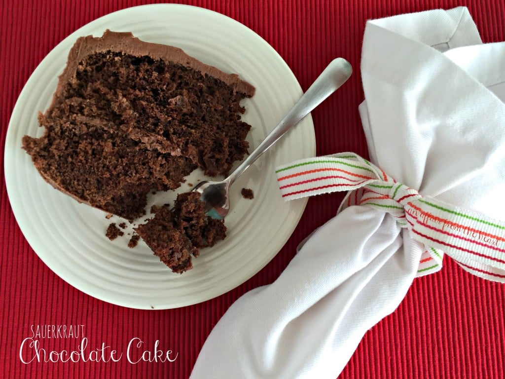 Sauerkraut Chocolate Cake