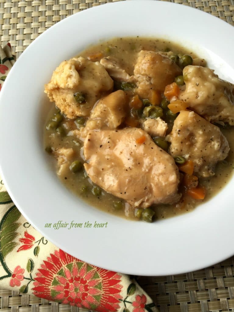 Slow Cooker Chicken and Dumplings