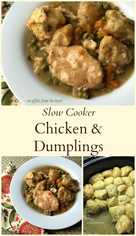 Slow Cooker Chicken & Dumplings