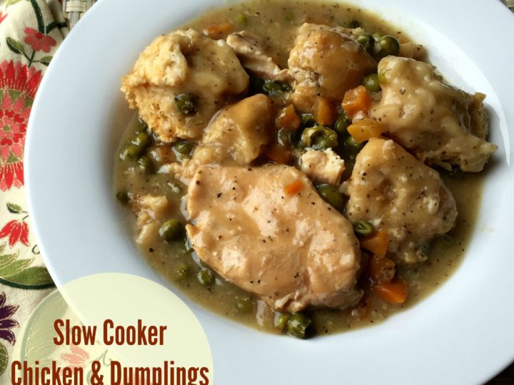 Slow Cooker Chicken Dumplings