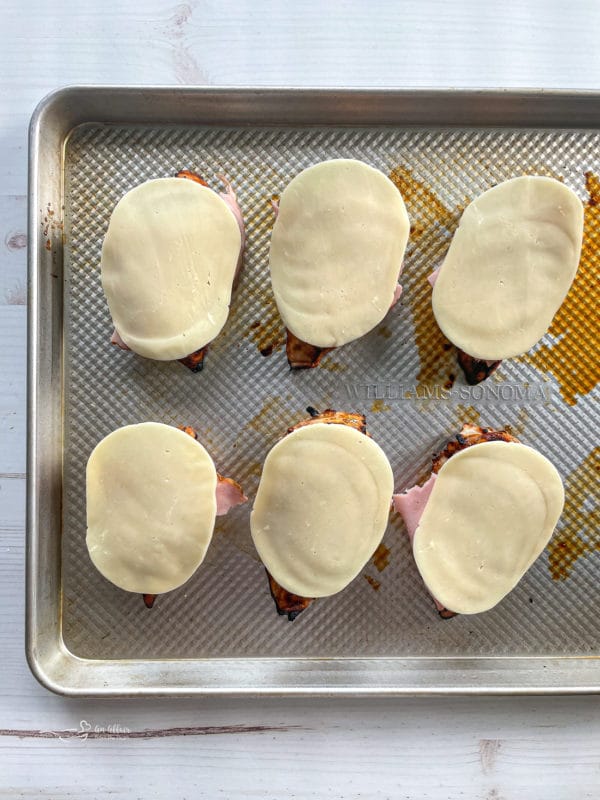 smoky moutain chicken on baking sheet