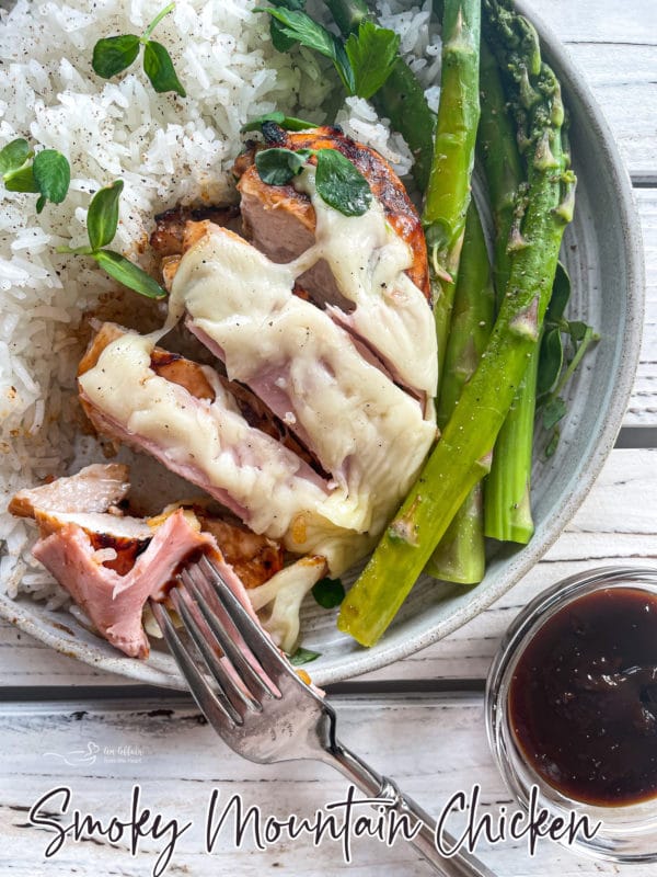 chicken with cheese and asparagus