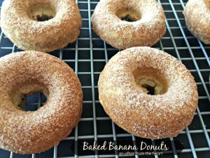 baked banana donuts