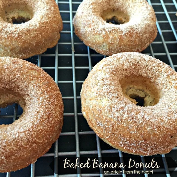 Baked Banana Donuts-image