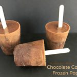 close up of 3 Chocolate Coffee Frozen Pops