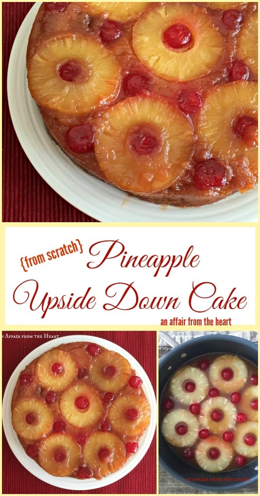 From Scratch Pineapple Upside Down Cake