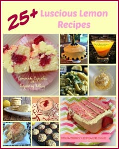 25 + Luscious Lemon Recipes