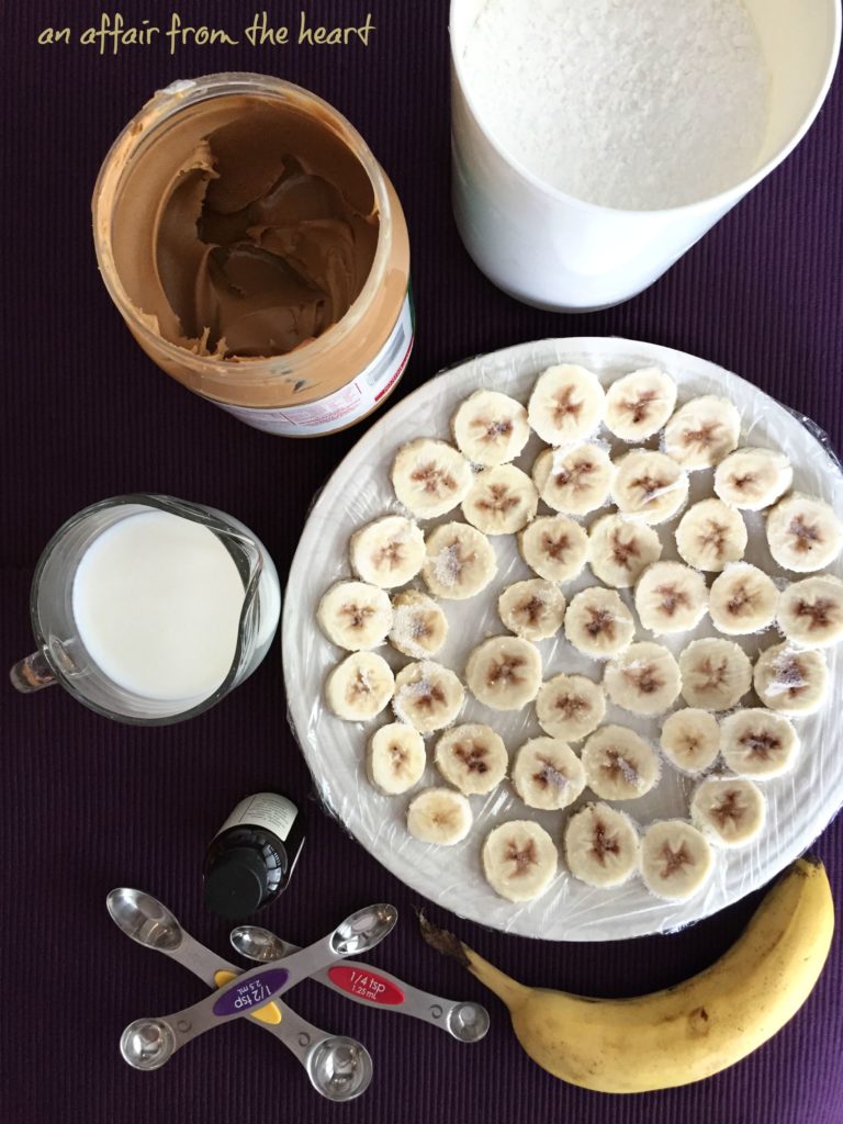 4 Ingredient Peanut Butter and Banana Ice Cream