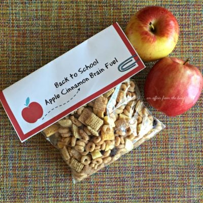 Back to School – Apple Cinnamon Brain Fuel {includes free printable}